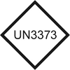 Gefahrgutetiketten / Gefahrgutaufkleber UN 3373. Für Kennzeichnung von Gefahrgutverpackungen > ALEX BREUER Onlineshop