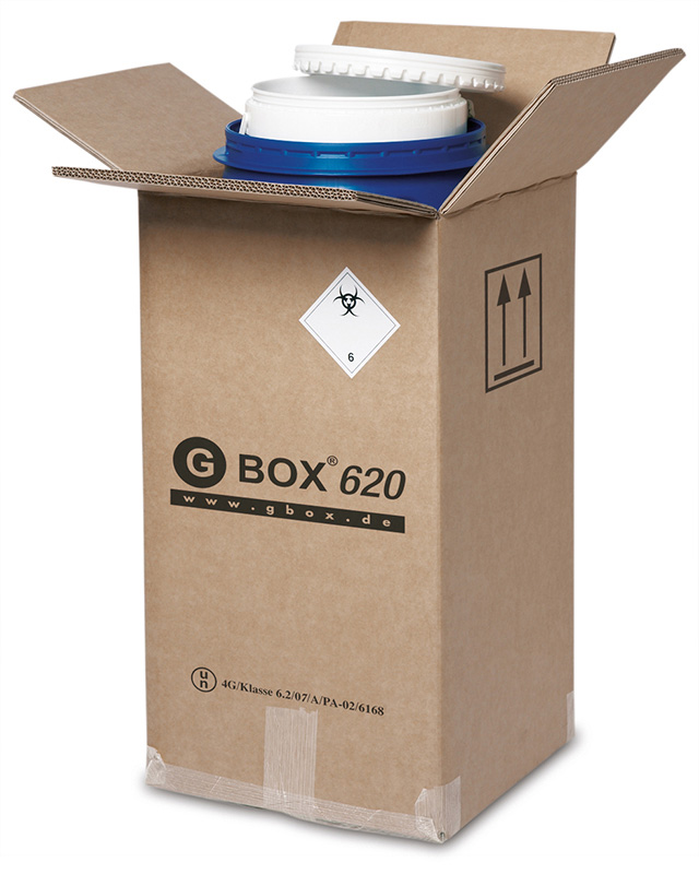 GBOX 620. Set für den Transport gefährlicher Stoffe Gefahrgutklasse 6.2 - Gefahrgutverpackungen / Industrieverpackungen im Onlineshop