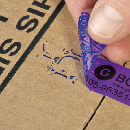 GBOX Sicherheitssiegel / Security Seal für Gefahrgutverpackungen und Gefahrgutkartons. Etikett zum Originalitätsverschluss von Kartons. Mit durchlaufender Nummer. Jetzt im ALEX BREUER Onlineshop kaufen.
